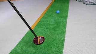 パークゴルフ パット練習器具改良