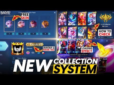 NEW COLLECTION SYSTEM | FREE ALICE SKIN | AVATAR & LOADING BONUS | HOW TO CHECK IN ORIGINAL