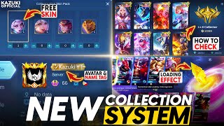 NEW COLLECTION SYSTEM | FREE ALICE SKIN | AVATAR \& LOADING BONUS | HOW TO CHECK IN ORIGINAL