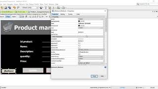 Button back Java Swing
