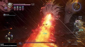 Nioh 2 - NG+ Lady Osakabe Boss Battle with Flame (and Oasis) Talisman & Yokai Shifts (Golden Castle)