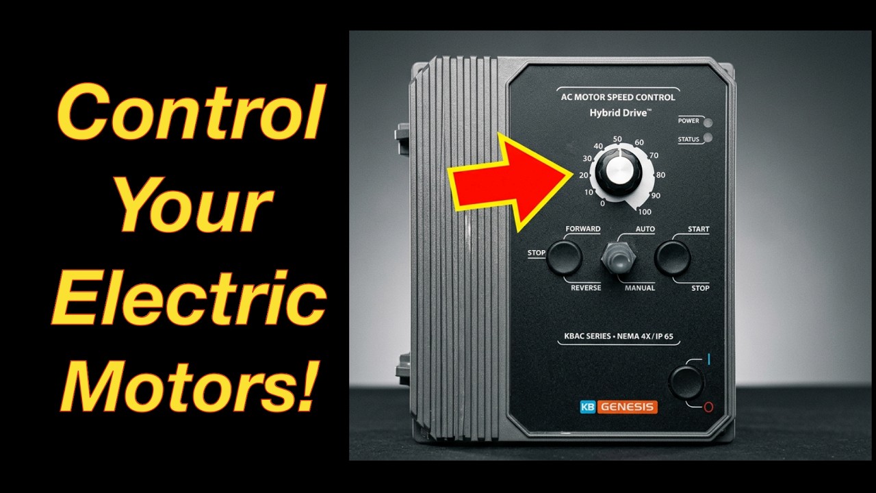 Variable Frequency Drives Explained: VFD Basics for Beginners! - YouTube