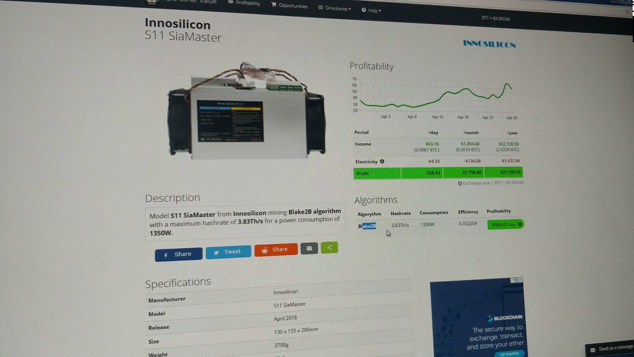 🔌 Как подключить INNOSILICON s11 , Настройки пула и доходность. Setup Guide for SiaMaster