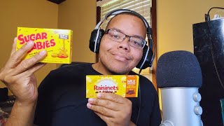 ASMR Reading Spooky Stories from Reddit r/nosleep | Eating Candy, Whispering, Mouth Sounds