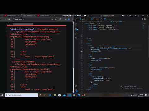 React Form Handling Tutorial | Step-by-Step Form Creation in React JS