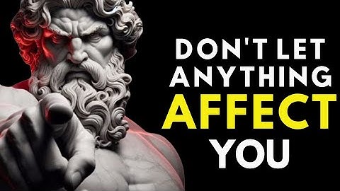 🎯10 Stoic principles So That Nothing Can Affect You | Epictetus (Stoicism)🎯