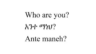Everyday Amharic Conversations For Beginners Part 1 screenshot 5