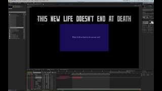SImple But Cool Text FX and Backgrounds In After Effects