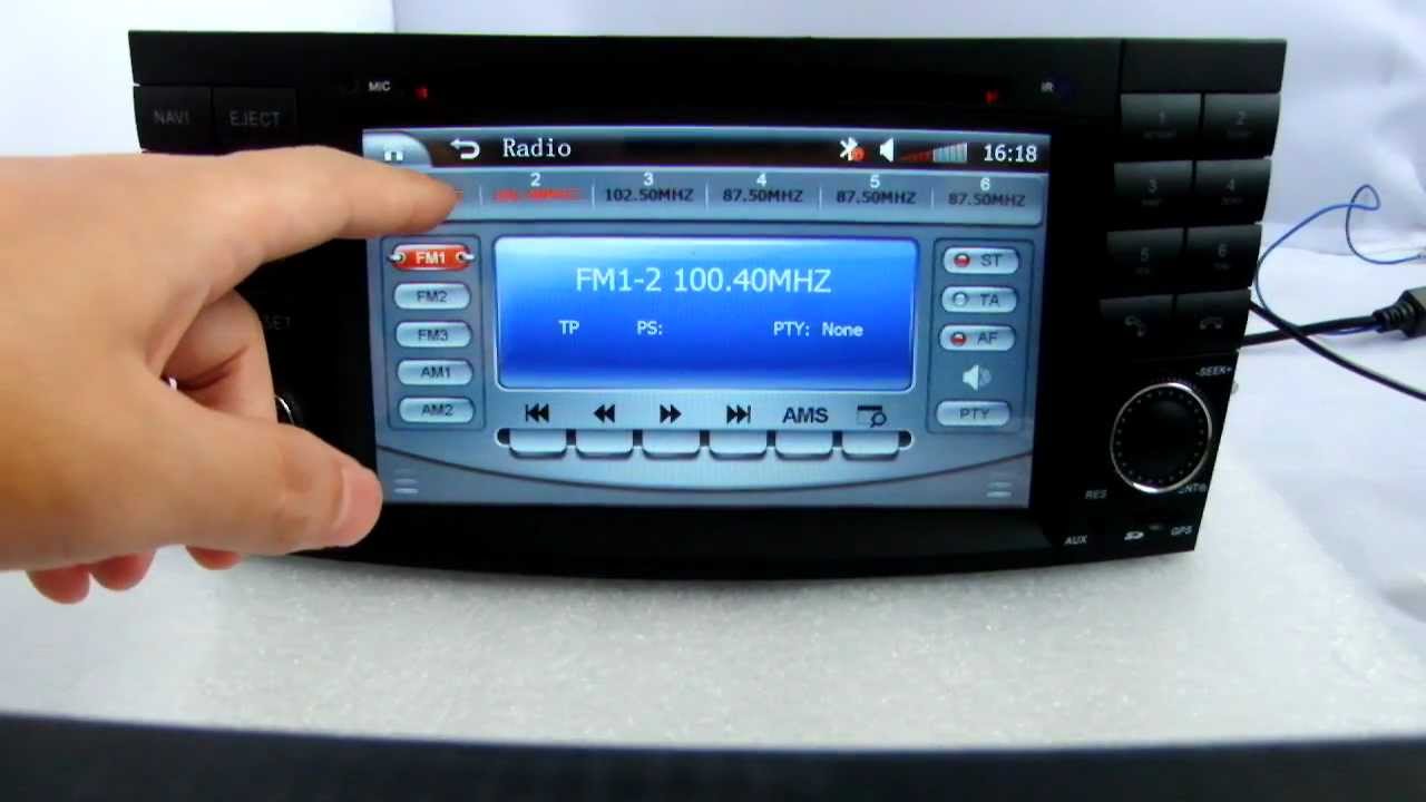 Mercedes Benz W211 DVD GPS Navigation YouTube