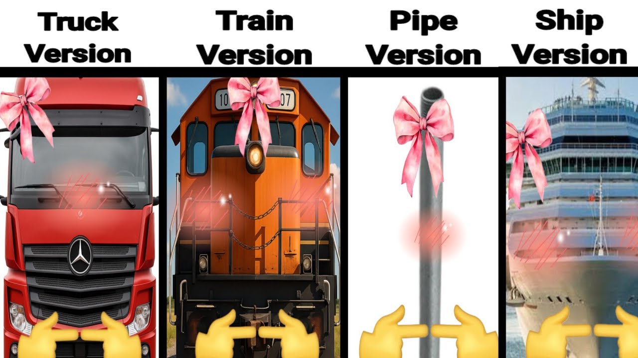 Ruby chan Truck, Train, Pipe and Ship Version - YouTube