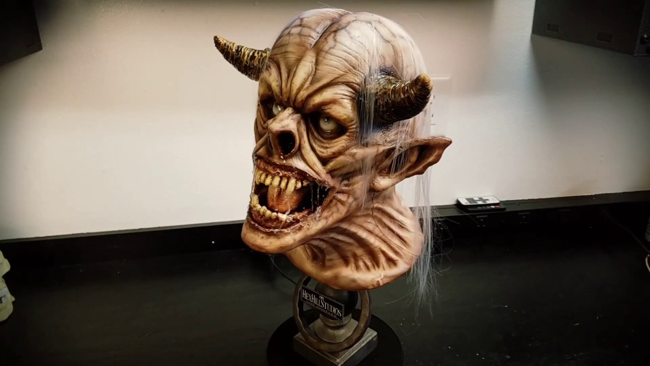 INCUBUS LIFE SIZE MONSTER BUST BY HEXHILL STUDIOS