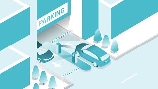 Smart Parking Payment system using vehicles' license plate | Isometric Animation for Kapy