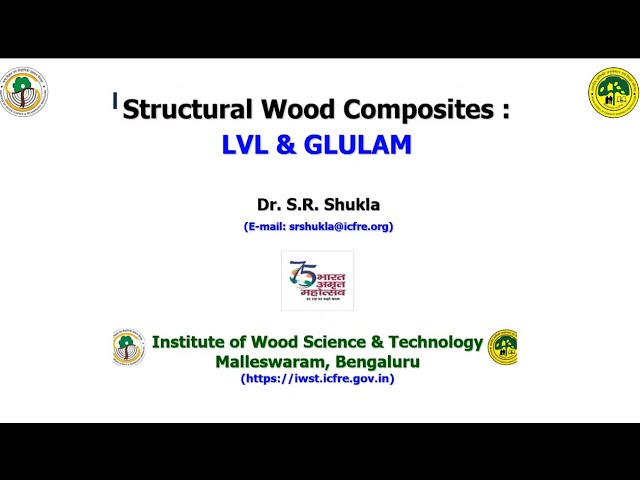 Presentation on, 'Laminated Bamboo Lumber' by Mr. Kelkar Bhushan Uday 