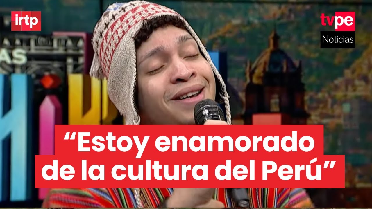 Artista venezolano en Perú interpreta temas en quechua y difunde el folclor andino con devoción