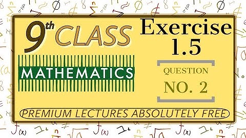 Exercise#1.5 Q#2 Class 9 Mathematics - 9th Class Maths Ex 1.5 Q2 - singular & non-singular Matrices