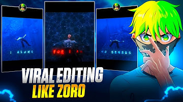 How to edit like @zoroffxx? 😱 Secrets Revealed