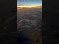 Nothing like sunset above the clouds