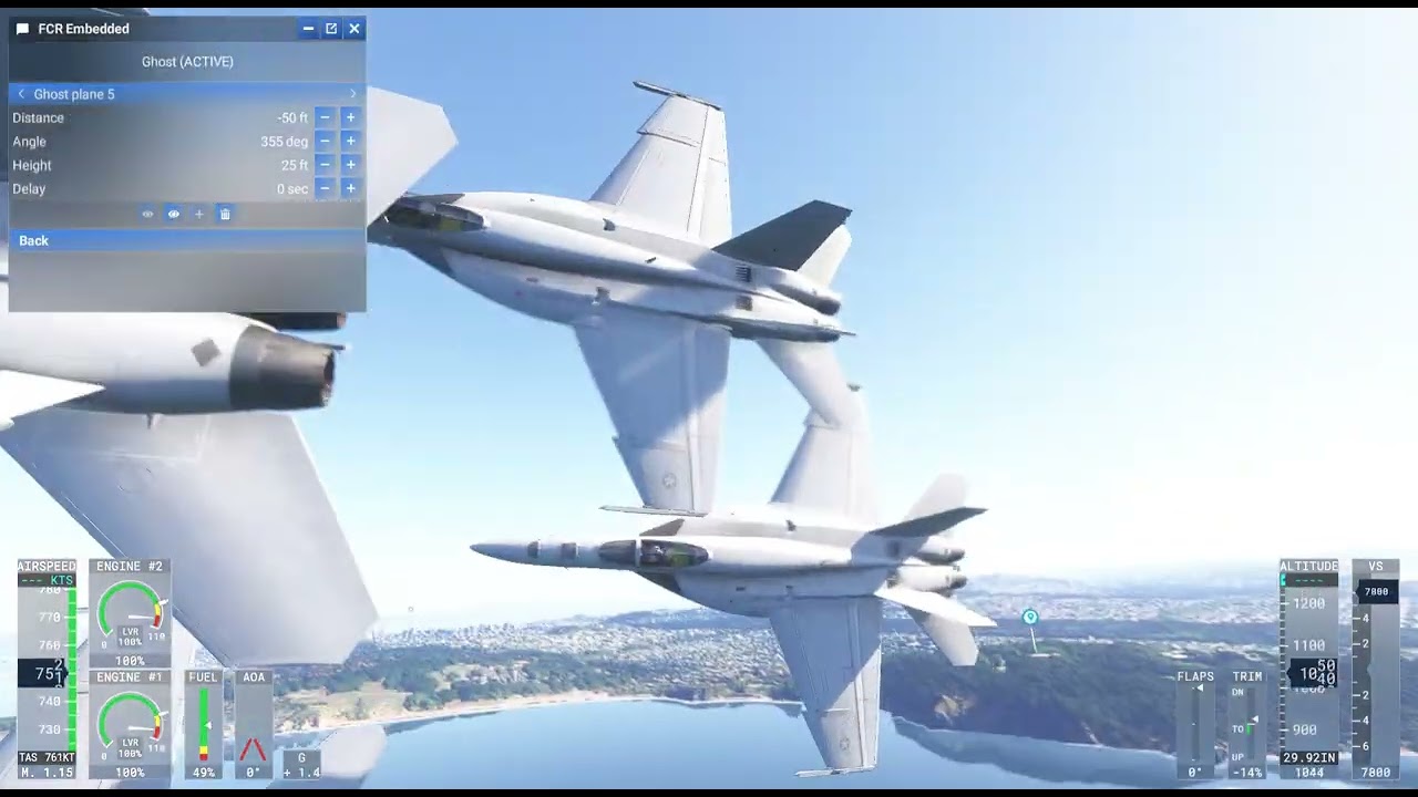 Rasa Harmon Microsoft Flight Simulator 2024  /Airshow in F-18