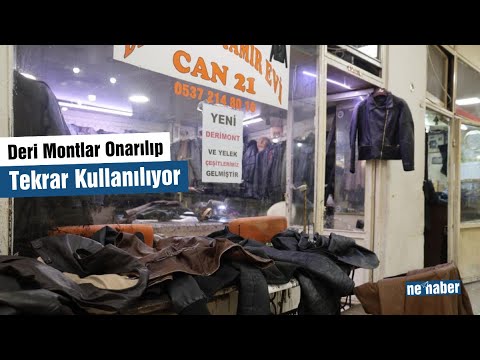 Deri Montlar Onarılıp Tekrar Kullanılıyor