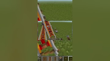 Minecraft Tutorial How To Build A Minecart Dispenser Part 2 [Vaderman23 #Shorts]