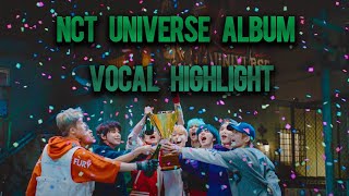 NCT Universe Album Vocal Highlight | 엔시티의 유니버스 앨범: 보컬 모음