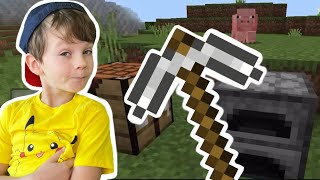 How to mine and craft | Easy Minecraft tutorial with Jessy
