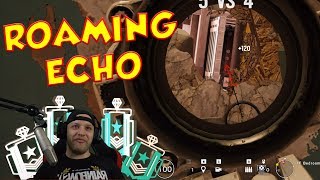 THAT'S A SPICY SPAWNKILL! The roaming echo - Rainbow Six Siege