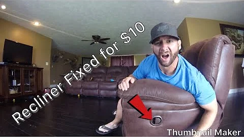 Recliner Cable Repair Quick And Cheap!!!!