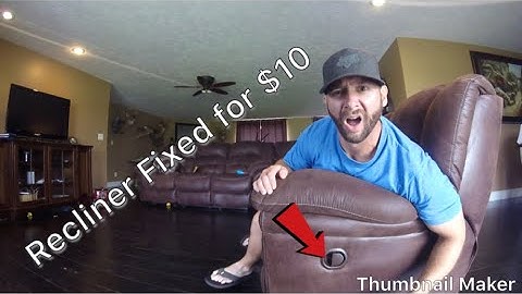 Recliner Cable Repair Quick And Cheap!!!!