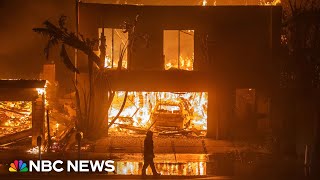 Thumbnail for At least five dead as wildfires tear through Los Angeles