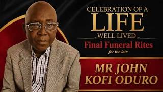 MR JOHN KOFI ODURO’S FUNERAL RITES IN LONDON - 1