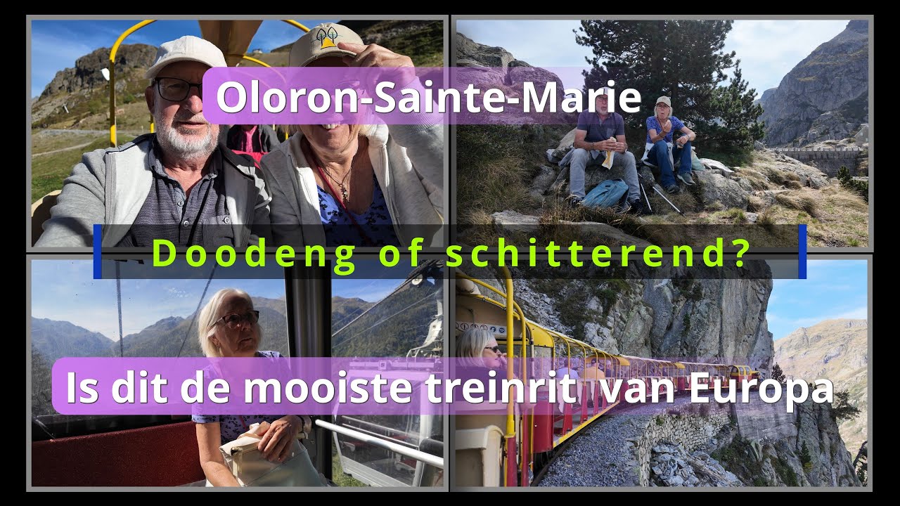 Hoogste smalspoor van Europa: Le Petit Train d'Artouste.  #lourdes #frankrijk #pyreneeën #caravan 