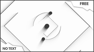 (FREE) 2D Black and White Intro #10 - After Effects, Sony Vegas, Blender, Mobile phone (NO TEXT)