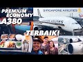 JUMBO! Singapore Airlines A380-800 Premium Economy SQ 861 Hong Kong to Singapore