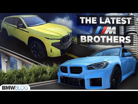 BMW M2 Zandvoort Blue and BMW XM Sao Paulo Yellow