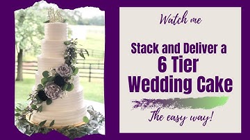 HOW TO STACK A WEDDING CAKE | AND DELIVER IT IN A CAKESAFE