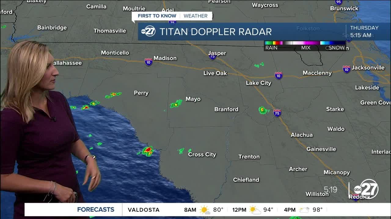Isolated storm activity becomes widespread Thursday afternoon - YouTube