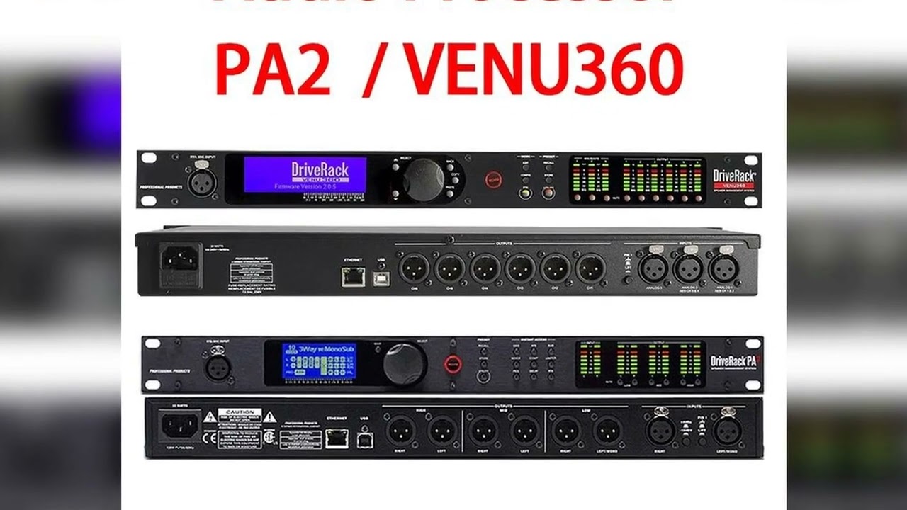 A must-have product! PA2/VENU360 2 Input 6 Output Stage Audio Processor Original Software Pro Audi