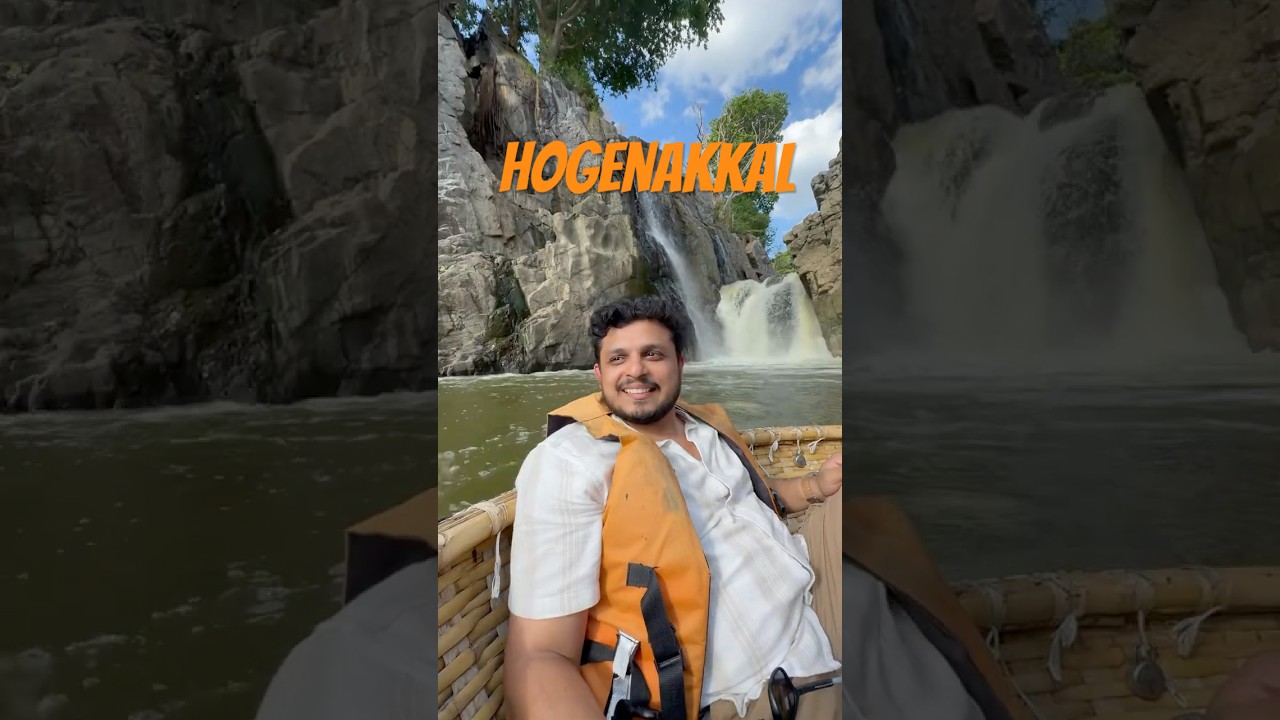 One day trip plans from Bangalore, #1 Hogenakkal Falls: The Niagara of India!