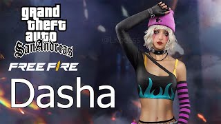 GTA x Free Fire - Skin Dasha [PC & Android]