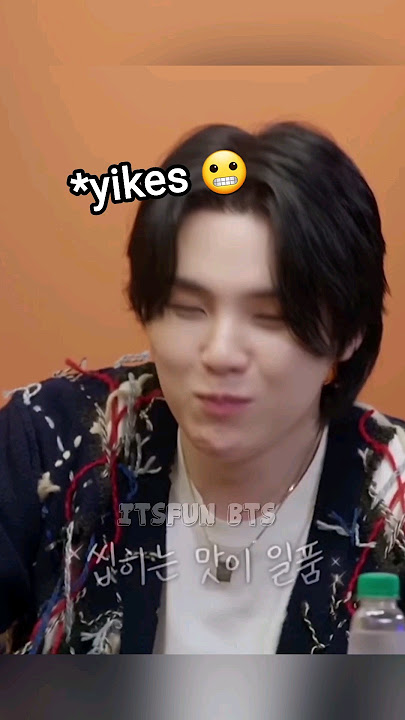 Only IU can ruin Suga's plan like this 🤣🤣 #suga #shorts