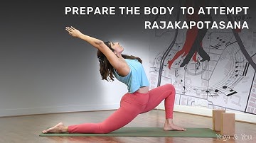 Prepare The Body To Attempt Rajakapotasana | How To Do King Pigeon Pose | Yoga At Home |@VentunoYoga