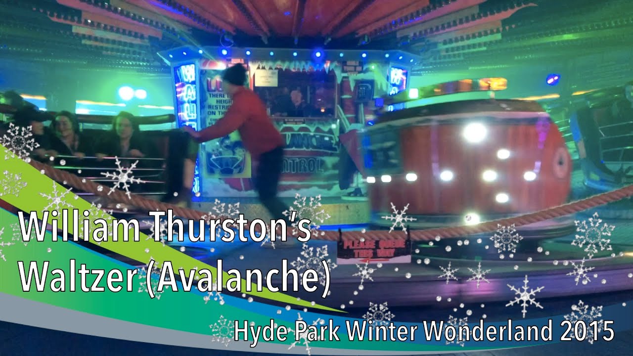 William Thurston's Waltzer (Avalanche) @ Hyde Park Winter Wonderland 2015