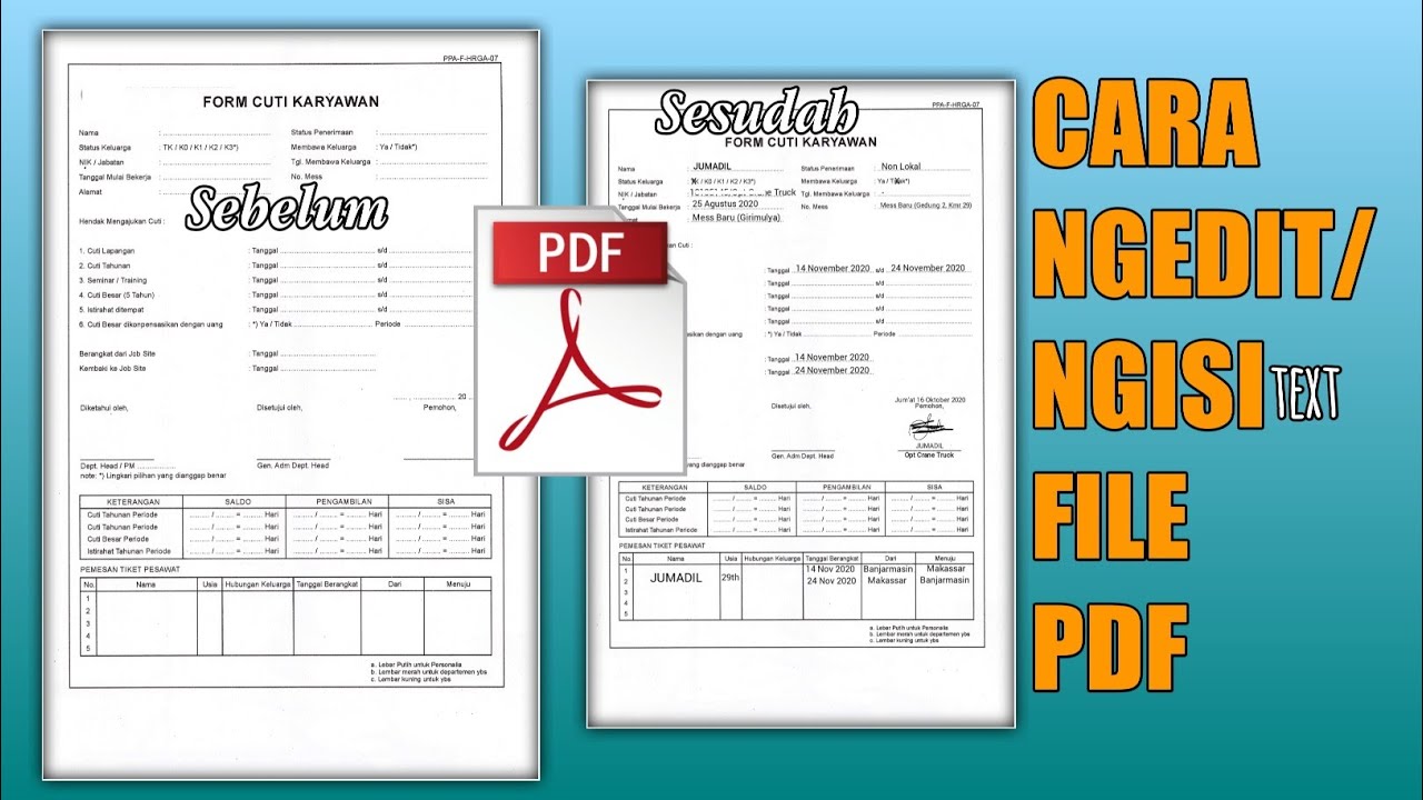 Cara Mengedit File PDF Dan Mengisi Teks Di File PDF Menggunakan Hp Cara mengedit file pdf dan mengisi teks di file pdf menggunakan hp