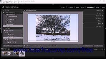 Lightroom Classic CC Tutorial Creating Custom Slideshow Templates Adobe Training