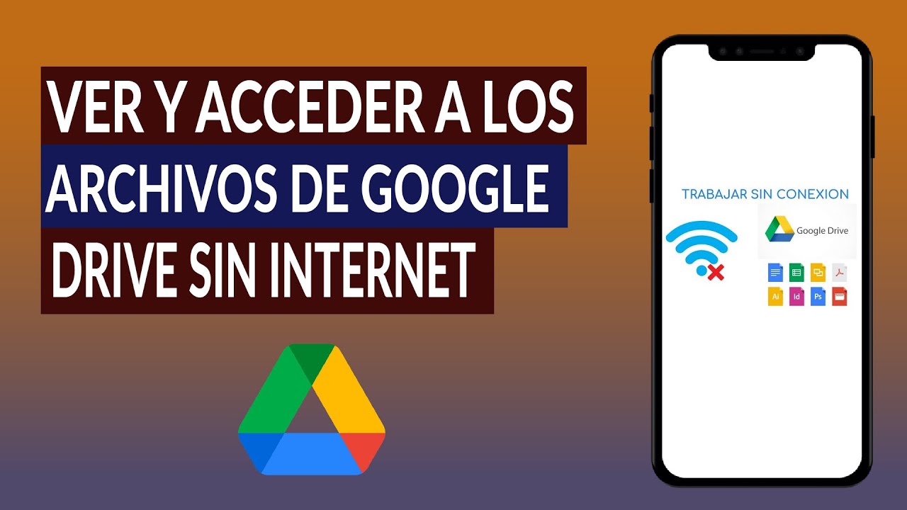 Se puede usar drive sin internet