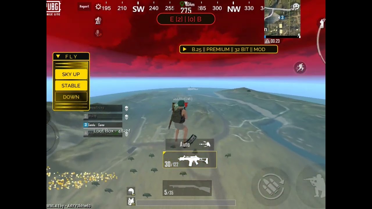 pubg lite 0.27 flash mode / pubg lite 0.27 sky kill mod menu download free