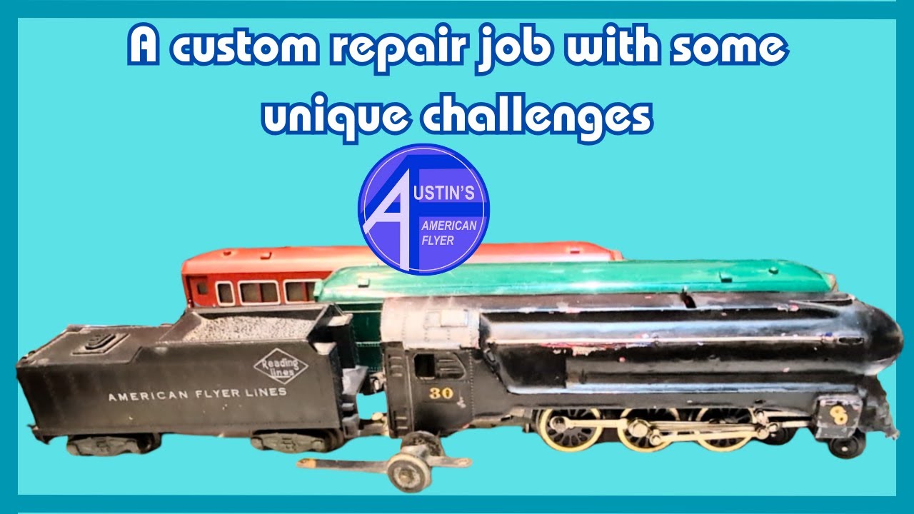 An American Flyer Custom Bullet...gets some additional custom parts before returning to action.