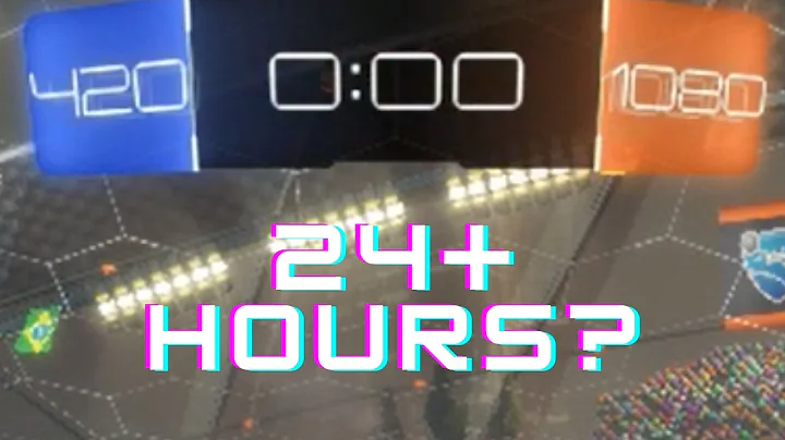 Going for the World's longest Match in Rocket League Hour 18-24