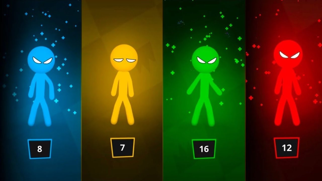 Турнирный режим Stickman Party, 1234 игрока, мини-игры, обновление, часть 36